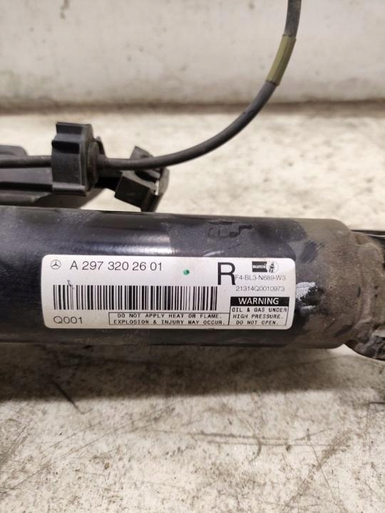 AMORTISSEUR PNEUMATIQUE MERCEDES-BENZ EQS 2022 AVEC AVANT SUR DROITE A2973202