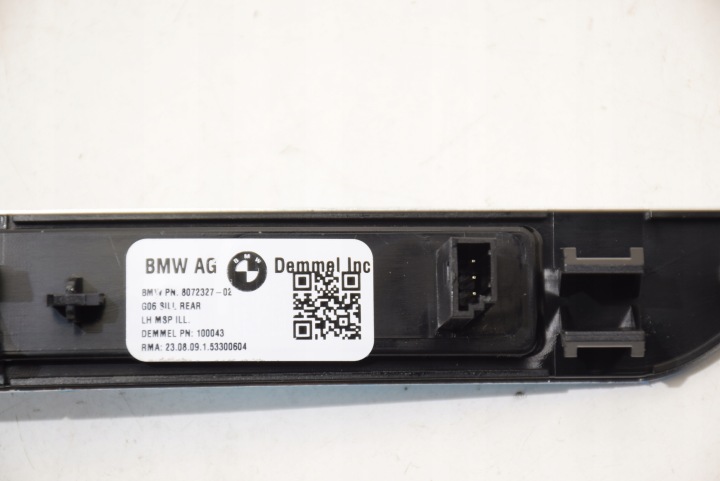 BMW X6 G06 F96 BAGUETTES DÉCORATIF REVÊTEMENT SEUIL SEUIL AVANT ARRIÈRE LED MODULE