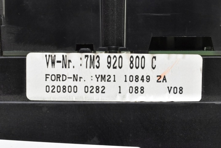 COMPTEUR TABLEAU DE BORD EUROPE 7M3920800C VW SHARAN 1 I 1.9 TDI 115 KM LIFT 00-03