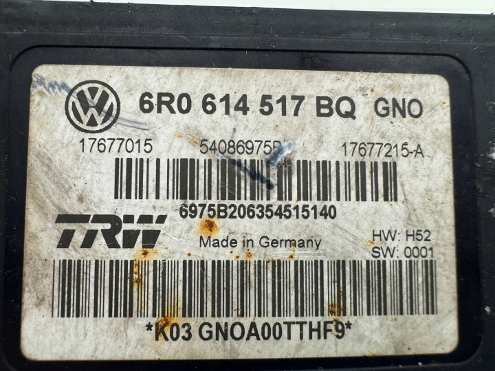 SKODA RAPID 1.4 TDI POMPE CONTRÔLEUR ABS 6R0614517BQ