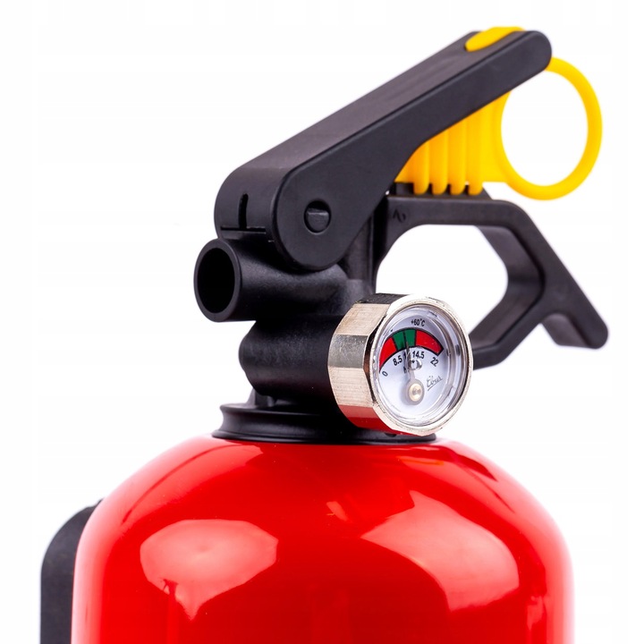 EXTINGUIDOR DE AUTOMÓVIL OGNIOCHRON GP-1X ABC MANOMETR SOPORTE 1KG 