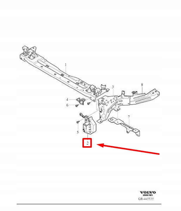 ANGLE AVANT SECTION GAUCHE VOLVO C40 XC40 31469370