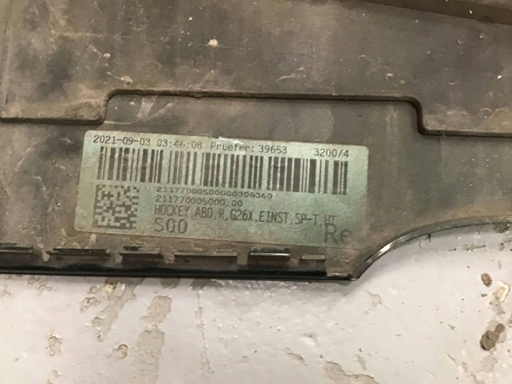 2021 BMW 4 G22 G23 G24 G26 REVÊTEMENT SEUIL 8737086