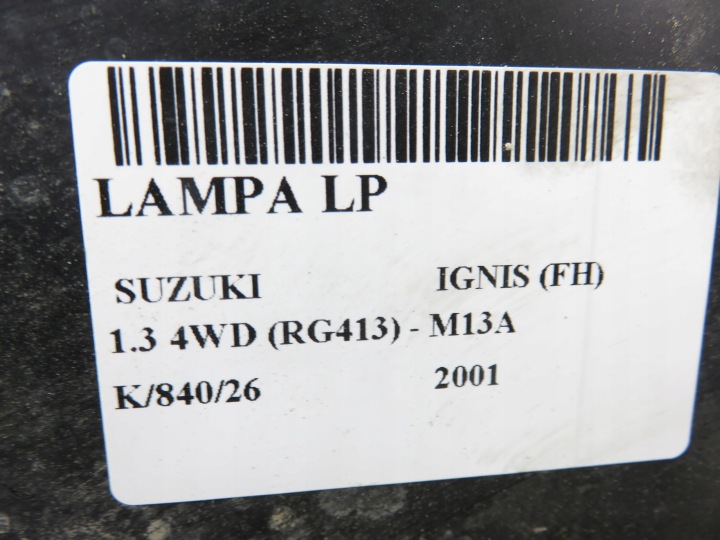 PHARE GAUCHE AVANT SUZUKI IGNIS (FH) P0361