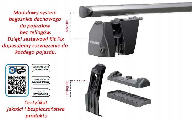 MALETERO DE TECHO ALUMINIO FIAT 600 MODELO PRODUKOWANY DE 2024> 