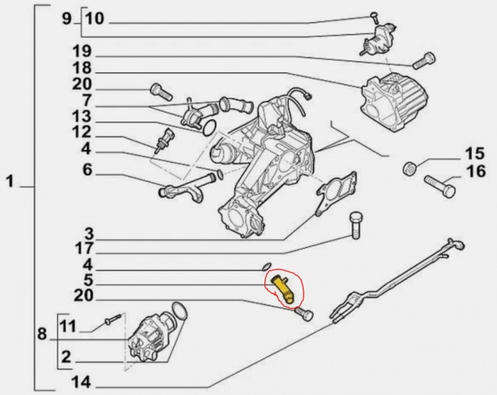 OPEL ASTRA TUYAU ÉCHANGEUR D'AIR DE SURALIMENTATION 2012 2.0L 55241968 0428720, 55572963, 68219746A