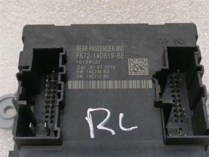 RANGE ROVER L405 RLH MODULE PORTES FK72-14D619-BE UNITÉ GESTIONNAIRE ARRIÈRE