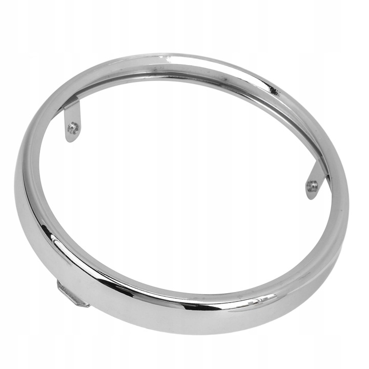 MOTOCYCLETTE BAGUE FIXATION LAMPE AVANT RDZE CHROMÉ 6″