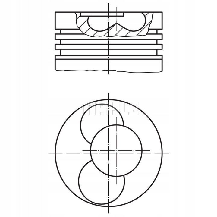 MAHLE PISTÓN VW GOLF 