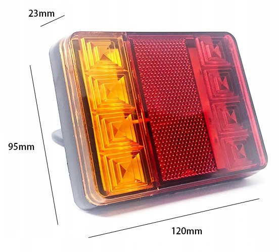 FAROS PARTE TRASERA DIOPARA LUMINOSO LED DIODOWE ZESPOLONE TRASEROS PARA REMOLQUE REMOLQUE CE 