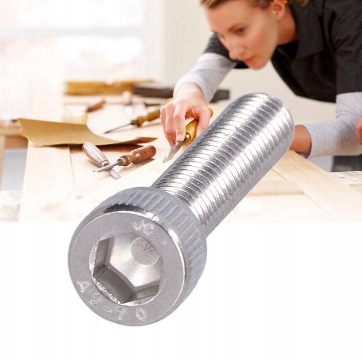 BOULONS BOUCHONS GNIAZD SZESCIOKATNE M6X30 30SZT ACIER INOXYDABLE A2 70 DIN 912