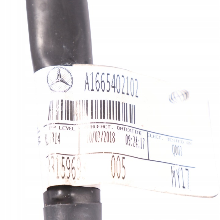 MERCEDES W166 C292 FAISCEAU DE CÂBLES INSTALLATION ÉLECTRIQUE DÉMARREUR A1665402102