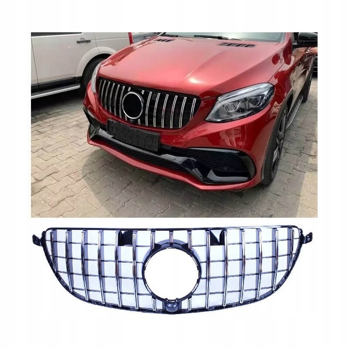 Front Grille suitable for Mercedes GLE Coupe C292 (2015-2018) GLE