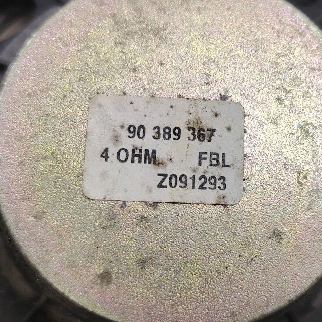 2007 OPEL MERIVA A HAUT-PARLEUR PORTES ARRIÈRE 90389367