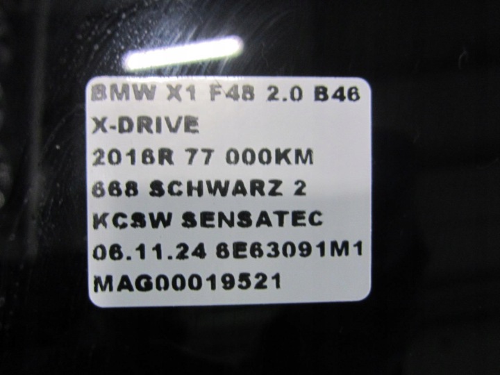BMW X1 F48 TOIT PANORAMIQUE TOIT OUVRANT PRZESUWNY 7445467 54107445467