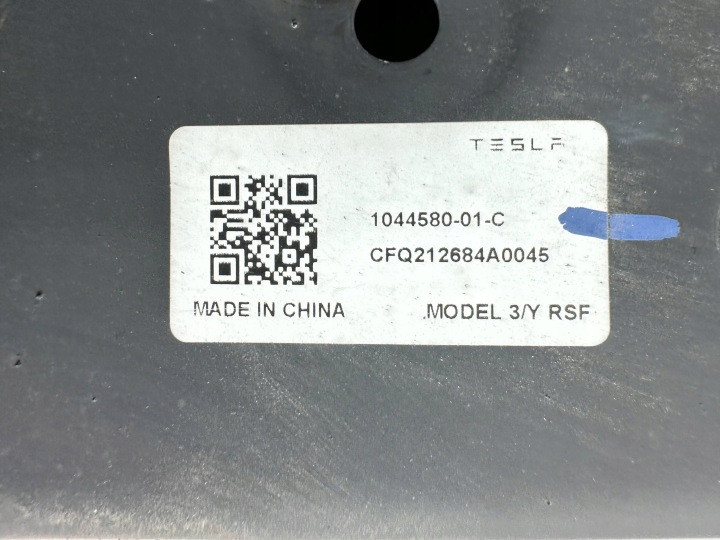 CHÂSSIS ARRIÈRE CHÂSSIS ARRIÈRE ARRIÈRE TESLA MODÈLE 3 Y 104458001C
