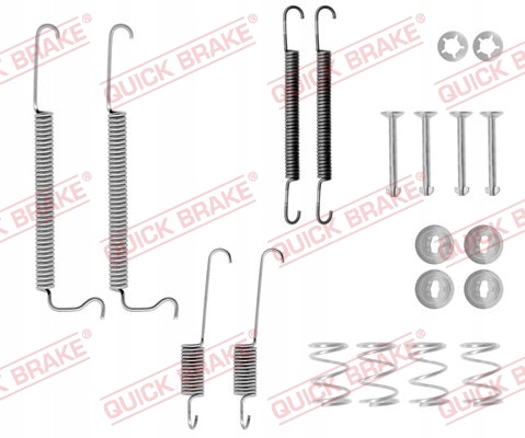 QUICK BRAKE 105-0628 JUEGO DODATKOW, ZAPATAS DE TAMBOR HAMU 