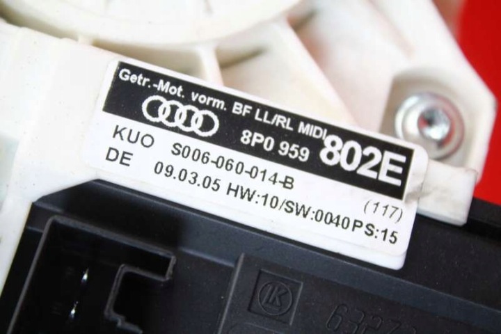 ÉLÉVATEUR VITRES DROIT AVANT EUROPE 8P4837630 AUDI A3 8P 04-08