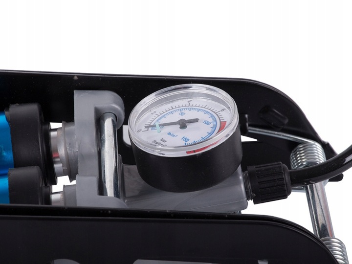 POMPE NOZNA DWUTLOKOWA AUTOMOBILE POUR VÉLO VERS PILEK AVEC MANOMÈTRE