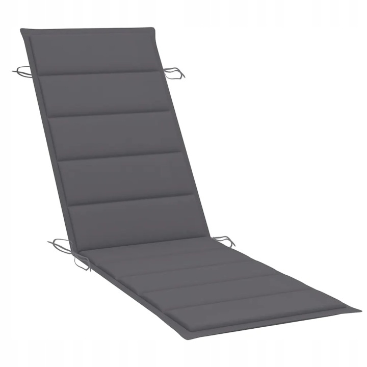 LEZAK AVEC COUSSIN GRIS LITE BOIS AKACJOWE