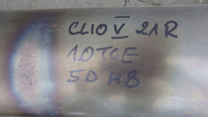 SILENCIEUX CENTRAL FINAL ÉCHAPPEMENT RENAULT CLIO V 1.0 TCE 203002872R