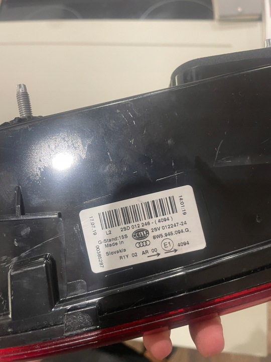 AUDI A4 B9 LIFT PHARE ARRIÈRE ARRIÈRE MATRIX PHARES LED
