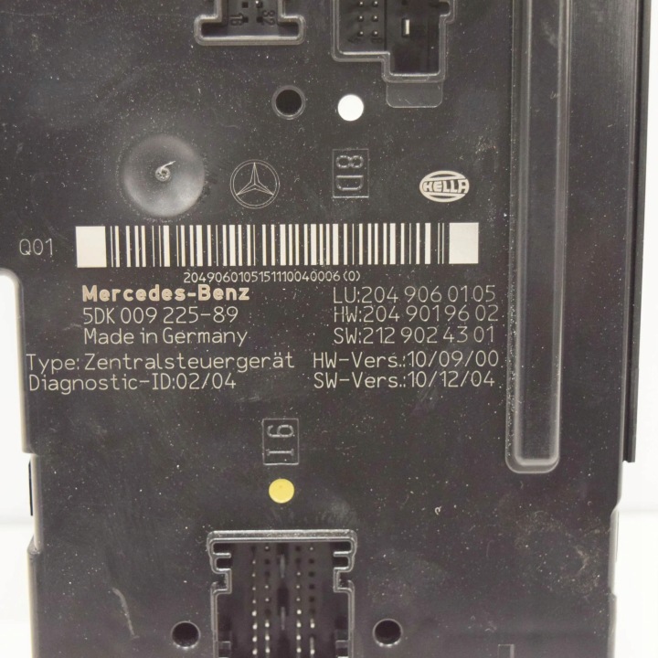 MERCEDES-BENZ C W204 2011 CONTRÔLEUR MODULE CONFORT