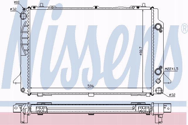 RADIATEUR NISSENS 60467A