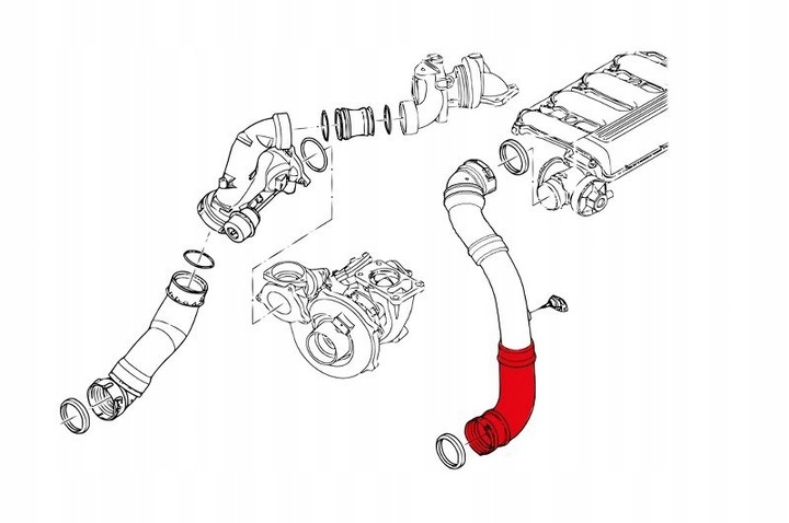 CABLE DE TURBINA BMW 5 E60 E61 535 D 11617799402 