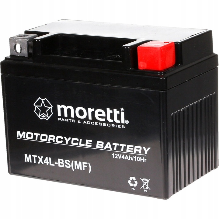 BATERÍA PARA MOTOCICLETA ZELOWY MORETTI MTX4L-BS 