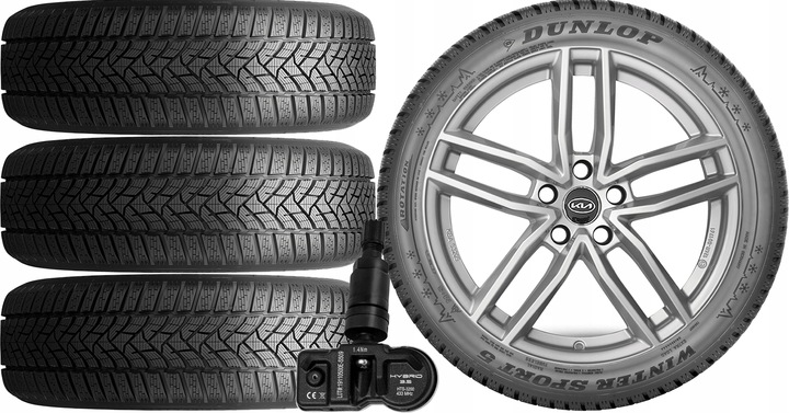 NUEVO RUEDAS INVIERNO KIA MAGENTIS DUNLOP 225/45R17+TPMS*1 