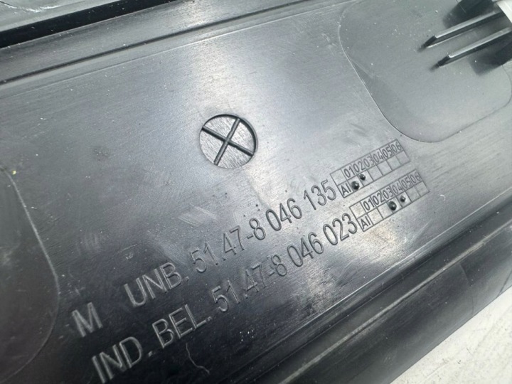 REVÊTEMENT SEUIL PORTES AVANT GAUCHE CÔTÉ BMW 7 F01 F02 F03 F04 8046135