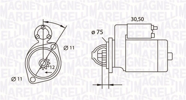 STARTER MAGNETI MARELLI 063523627010 