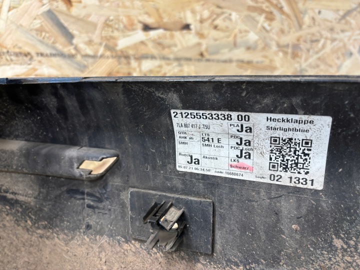 VW T6 LIFT PARE-CHOCS ARRIÈRE ARRIÈRE PARFAIT 7LA807417A