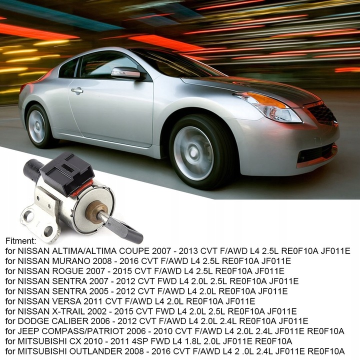 JF011E CVT MOTOR PASO A PASO CONVIENE PARA NISSAN ALTIMA 