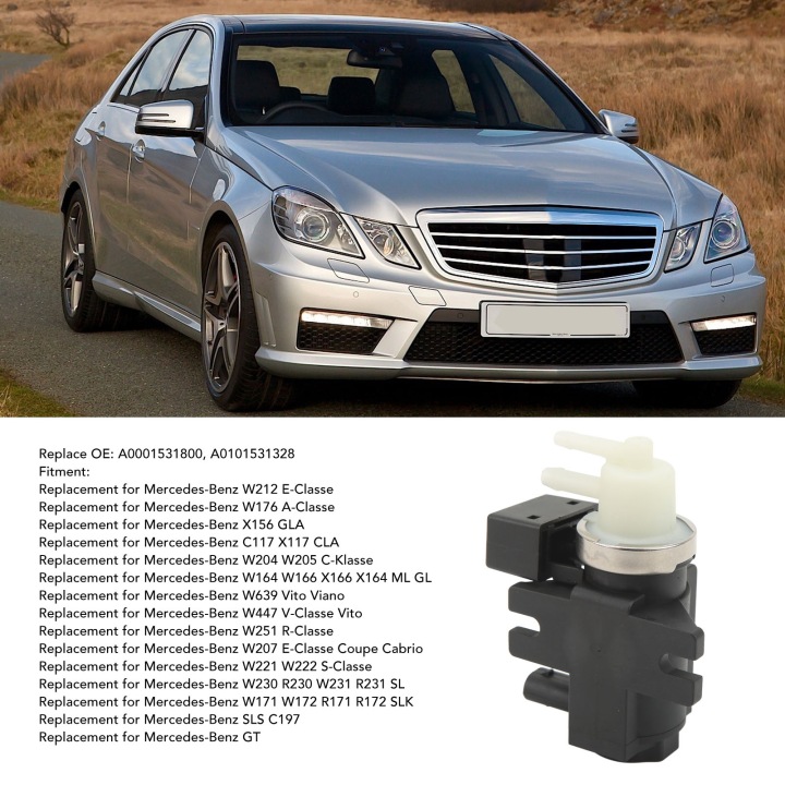 SOUPAPE ÉLECTROMAGNÉTIQUE LONGUE TRWALOSC POUR MERCEDES-BENZ C117 X117 CLA