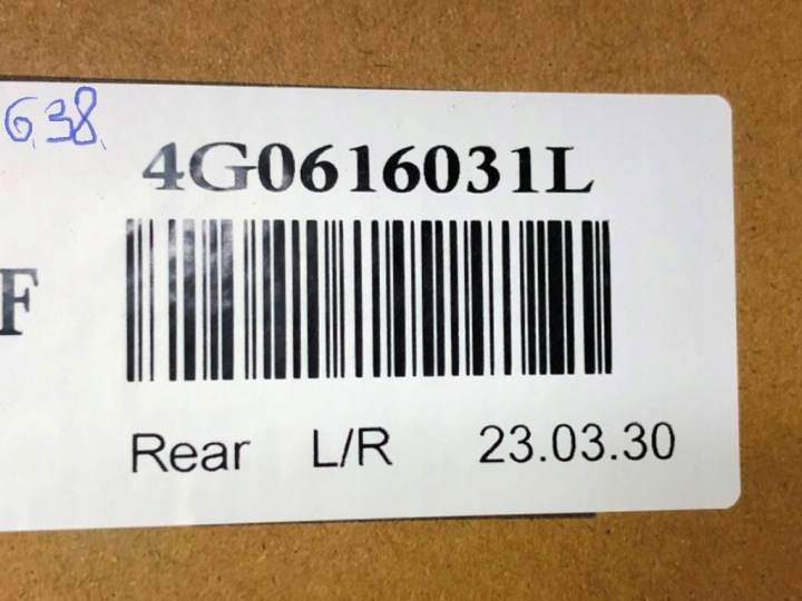 SOUFFLET DROITE GAUCHE ARRIÈRE AXE 4G0616031L VERS AUDI A7 SPORTBACK 4GA 4GF 2010-2018