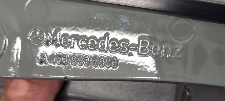 MOULURE GARDE-BOUE DROIT ARRIÈRE MERCEDES G AMG W463 LIFT 18-24 7124