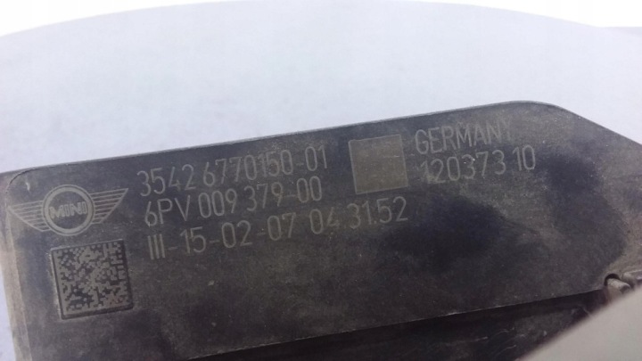 MINI COOPER R56 1.6 B VTI PÉDALE POTENTIOMÈTRE GAZ 6770150