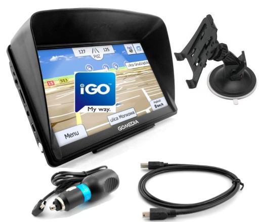 NAVEGACIÓN DE AUTOMÓVIL GPS 7 IGO MAPAS EUROPA POLACO TIR BUS MAPAS COCHE DE CARGA 