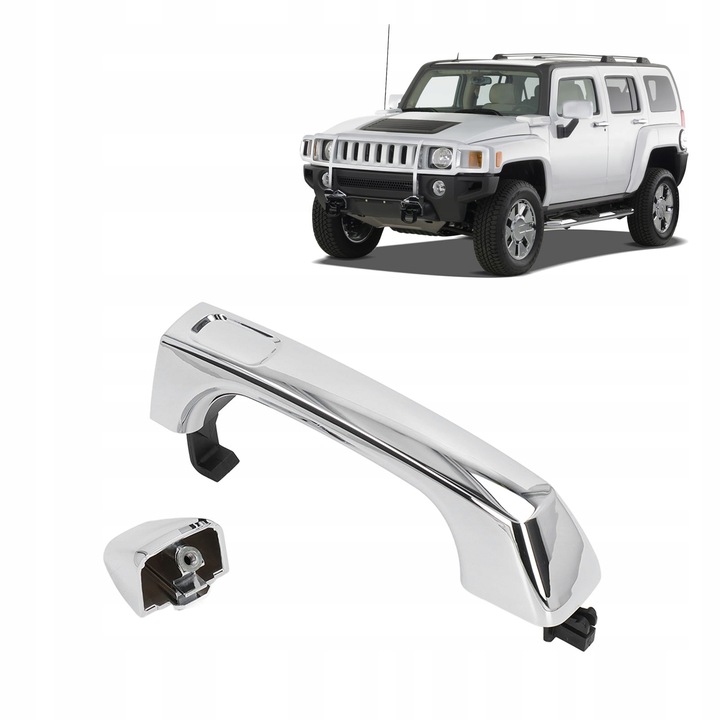 AGARRADERO EXTERIOR CROMO HUMMER H3 2006-2010 