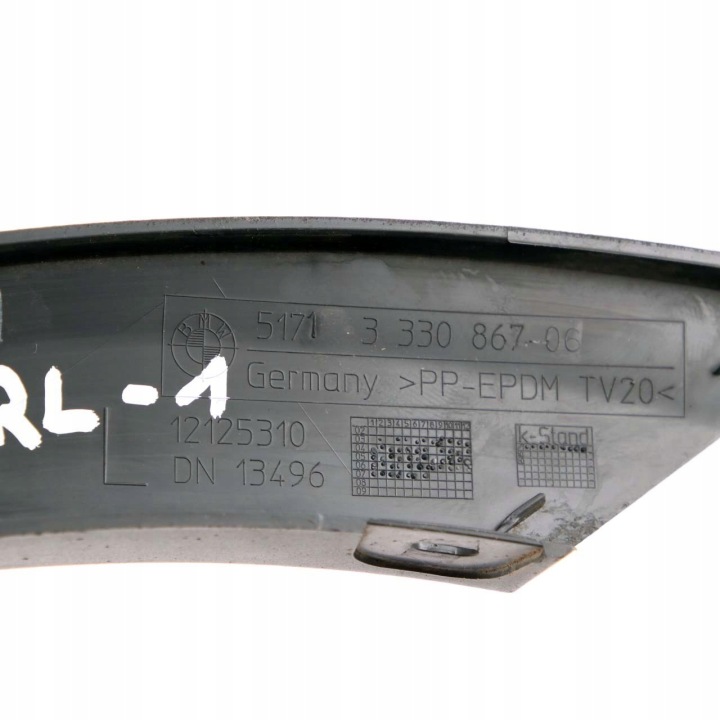 BMW E83 X3 MOULURE PROTECTION PASSAGE DE ROUE GARDE-BOUE GAUCHE ARRIÈRE 3330867