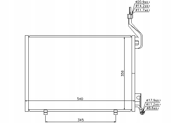 RADIATEUR CLIMATISATION NISSENS 940107 1513110