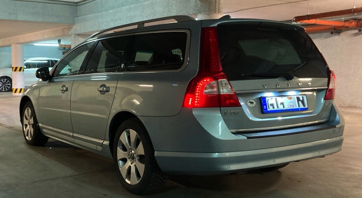 VOLVO V70 XC70 III MOULURE CHROME SUR COUVERCLE DE COFFRE TUNING