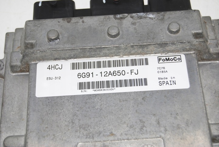 CONTRÔLEUR ORDINATEUR ECU MOTEUR FORD S-MAX 2,0 16V 2,0B 6G91-12A650-FJ 4HCJ