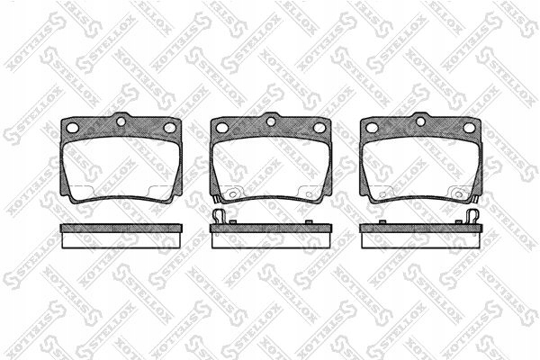 ZAPATAS DE FRENADO MITSUBISHI PAJERO SPORT I 02 PARTE TRASERA 