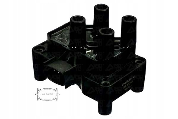 BOBINE ALLUMAGE RENAULT FORD COUGAR, ESCORT, ESCOR