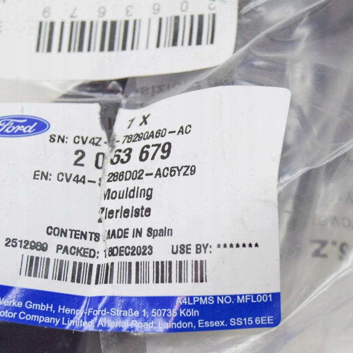 FORD KUGA C520 MK2 MOULURE PASSAGE DE ROUE ARRIÈRE DROIT 2063679 ORIGINALE
