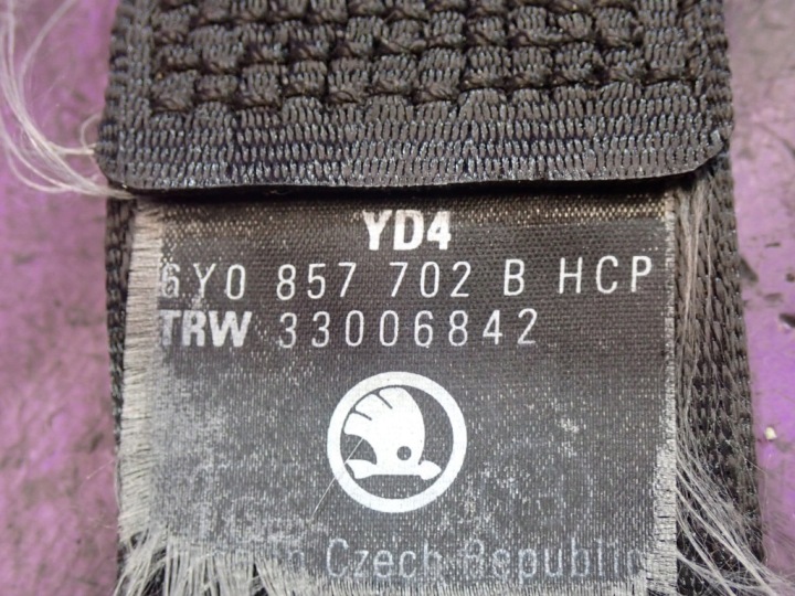 SKODA FABIA I HAYON 5D 99- CEINTURE DE SÉCURITÉ DROIT AVANT 33006842 60857702B