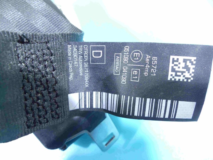 CEINTURE DE SÉCURITÉ AVANT DROIT PASSAGER CITROEN C3 II 09-16